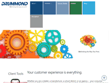 Tablet Screenshot of drummondpress.com